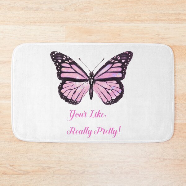 Item preview, Your Like, Really Pretty! Slogan Pink Butterfly designed and sold by didiartcreation.