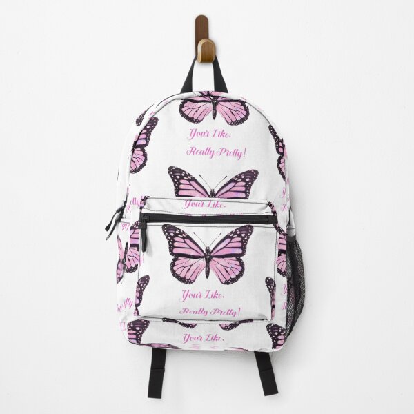 Item preview, Your Like, Really Pretty! Slogan Pink Butterfly designed and sold by didiartcreation.