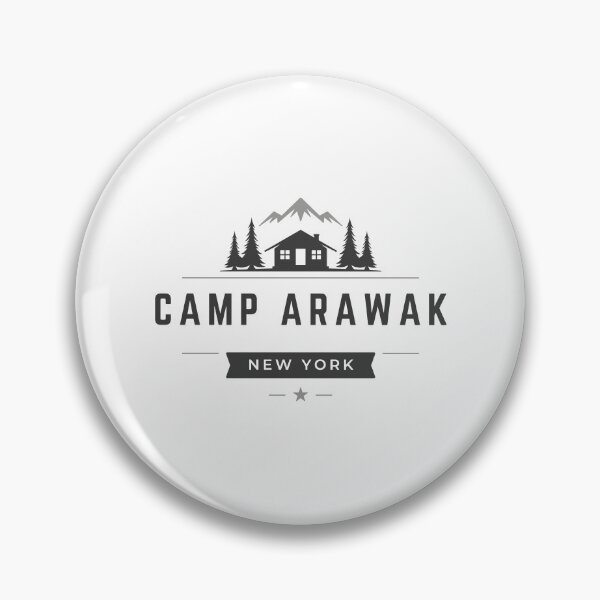 Item preview, Camp Arawak 80s horror movie influenced design designed and sold by RetroDesignsNW.