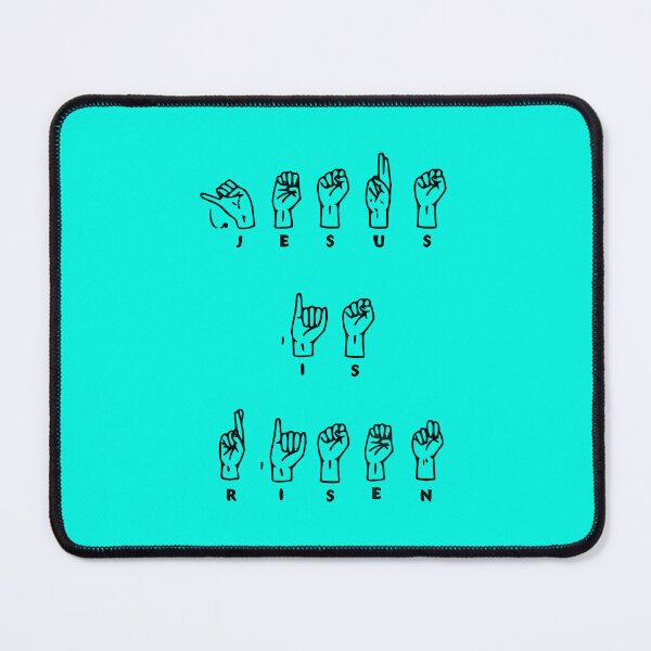 Item preview, Jesus is risen (sign language) designed and sold by Warih.