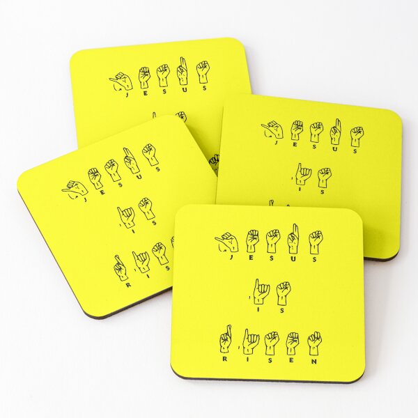 Item preview, Jesus is risen (sign language) designed and sold by Warih.