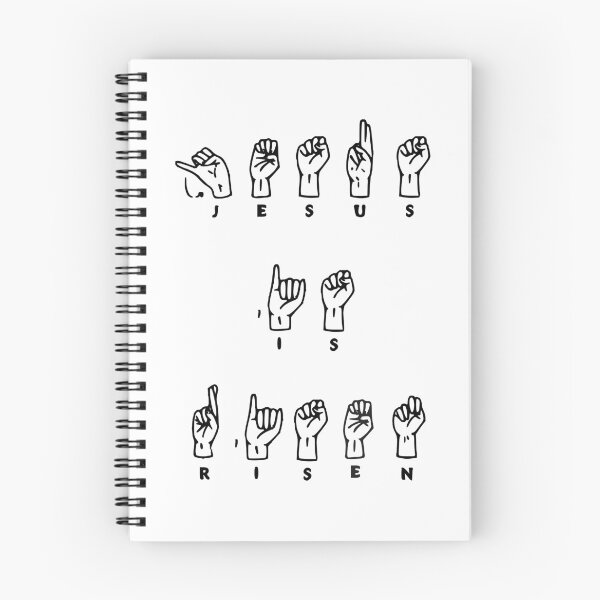 Item preview, Jesus is risen (sign language) designed and sold by Warih.
