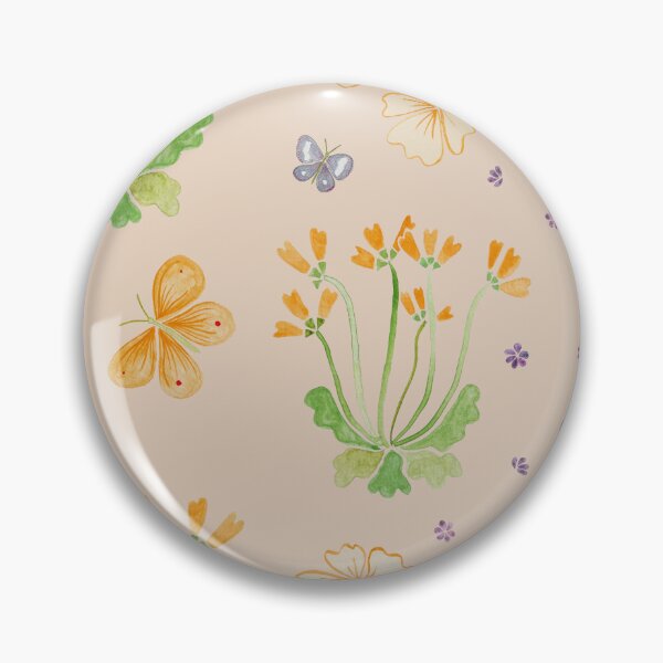 Item preview, Cowslip Spring - orange and nude designed and sold by KitanaiKid.