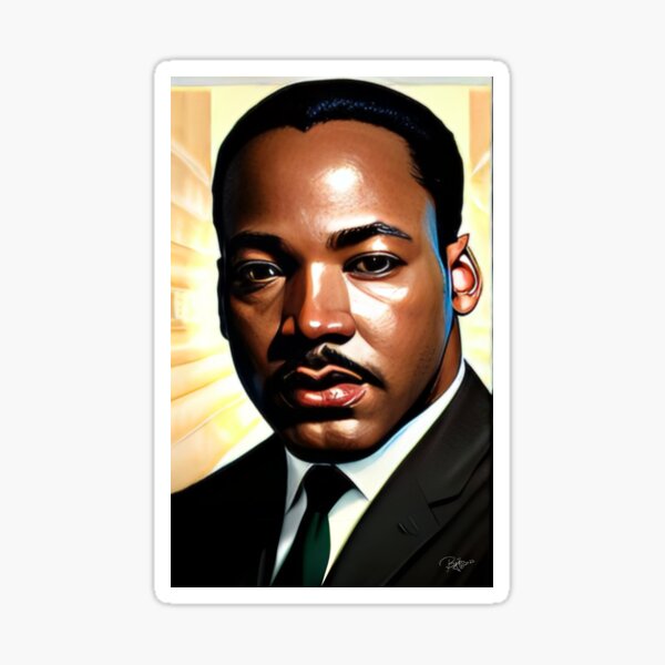 &ldquo;Martin Luther King jr&rdquo; Sticker for Sale by Bjorkyboy | Redbubble