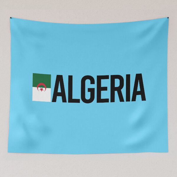 Item preview, Algeria Country Flag - Minimal Design collection designed and sold by randomorder.