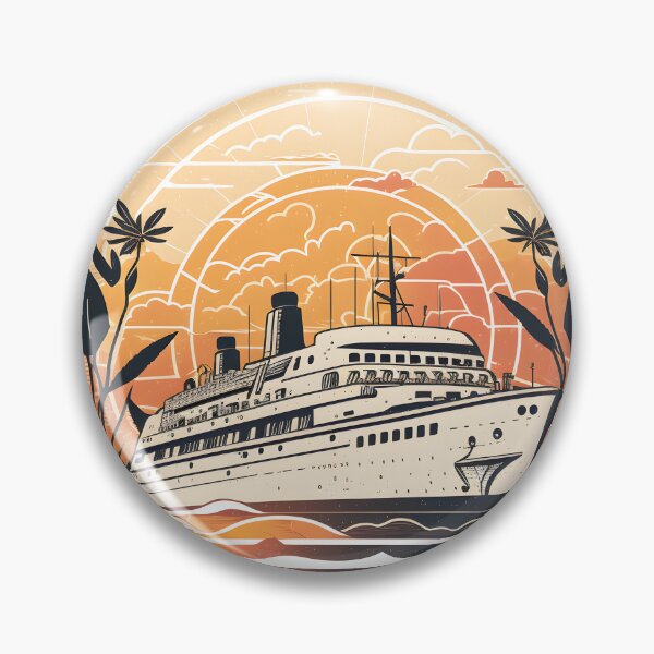 Item preview, Crucero frente a Vintage Sunset Essential designed and sold by Fivefix-Store.