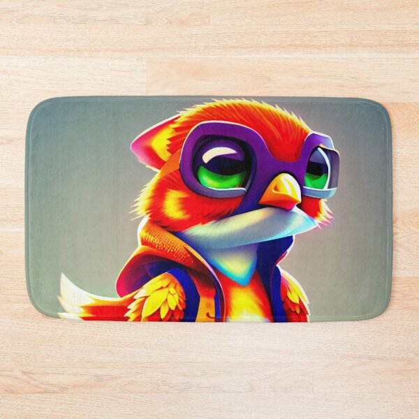 Item preview, bird with glasses designed and sold by PadedoDesigns.