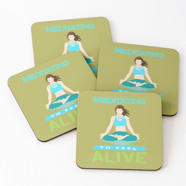 Item preview, Meditating to feel alive  designed and sold by LiberaCaballo.