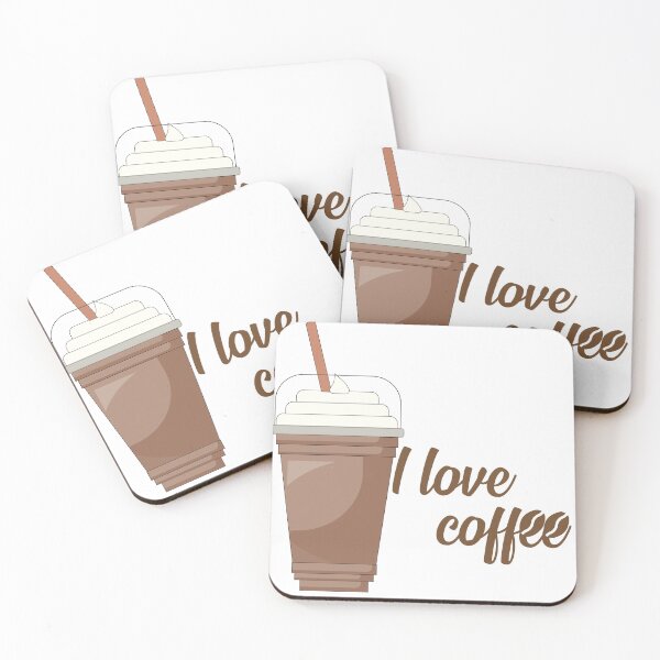 Item preview, I love coffee-cute caffeine addicts   designed and sold by famaa.