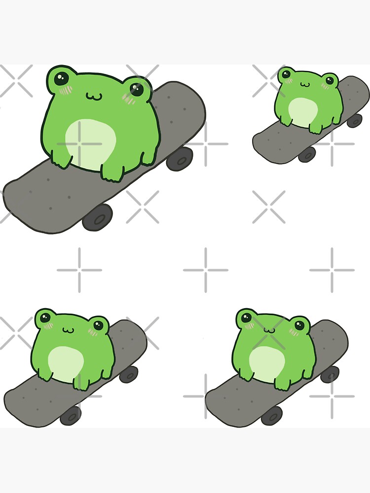 Cute Skateboarding Frog: Kawaii Aesthetic with Hipster Skater for Sport  Fans Backpack for Sale by MinistryOfFrogs