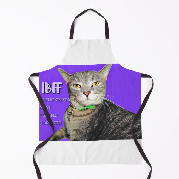 Item preview, The Cat is IBFF (Introverts Best Friend Forever) designed and sold by smilku.