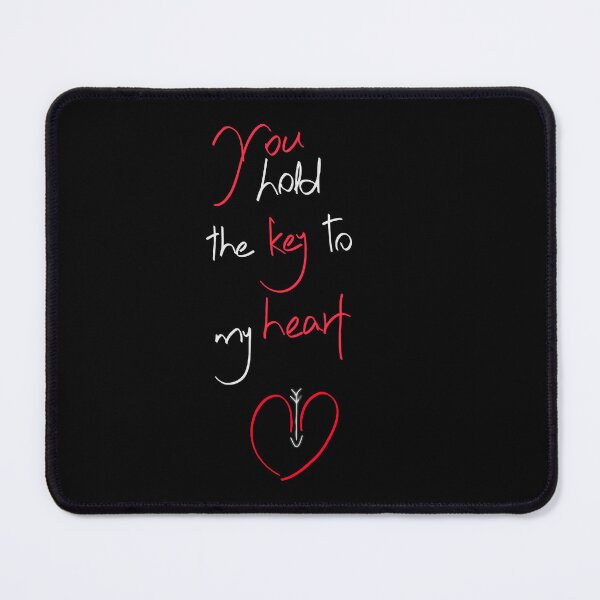 Item preview, You hold the key to my heart Text Design-206 PNG designed and sold by Metaversigns2-O.