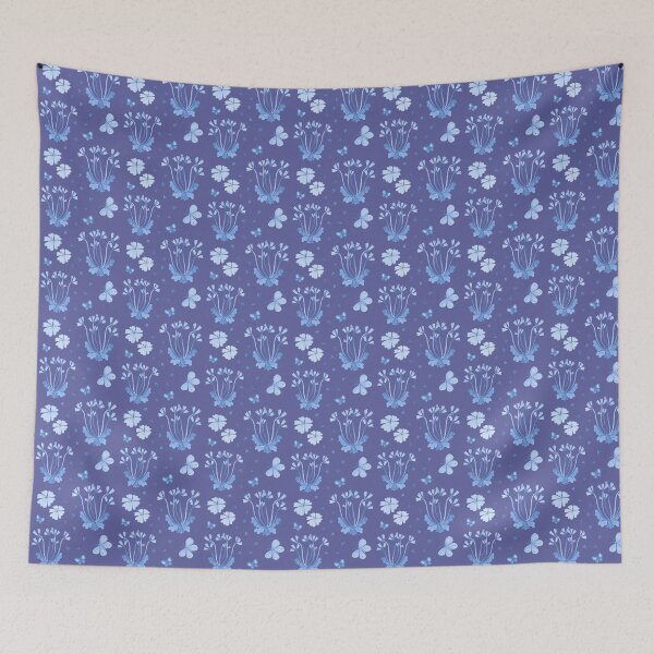 Item preview, Cowslip Spring - blue designed and sold by KitanaiKid.