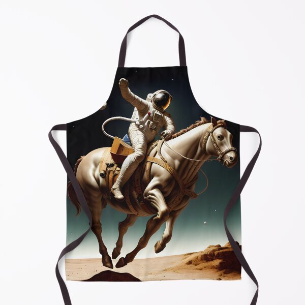 Item preview, An Astronaut riding a mighty white Horse designed and sold by SilentlyRob668.
