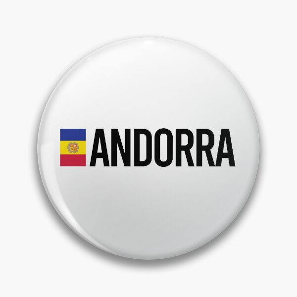 Item preview, Andorra Country Flag - Minimal Design collection designed and sold by randomorder.