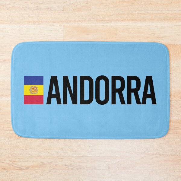 Item preview, Andorra Country Flag - Minimal Design collection designed and sold by randomorder.
