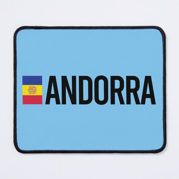 Item preview, Andorra Country Flag - Minimal Design collection designed and sold by randomorder.