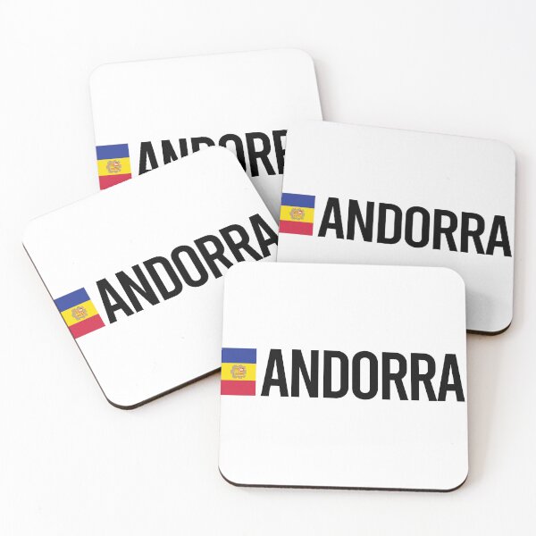 Item preview, Andorra Country Flag - Minimal Design collection designed and sold by randomorder.
