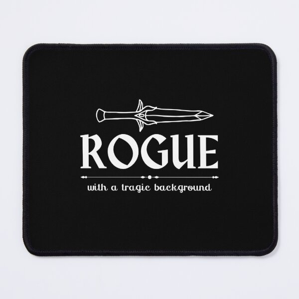 Item preview, Rogue with a Tragic Background designed and sold by MoonMothPrintco.
