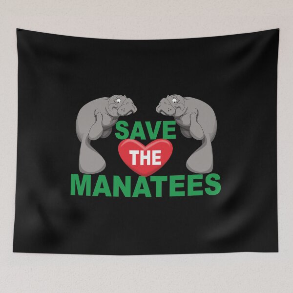 Item preview, Save the Manatees designed and sold by wickedcartoons.