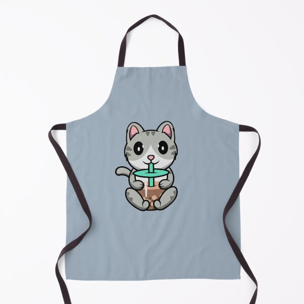 Item preview, Cute Kitten enjoying Boba tea designed and sold by cubbone.