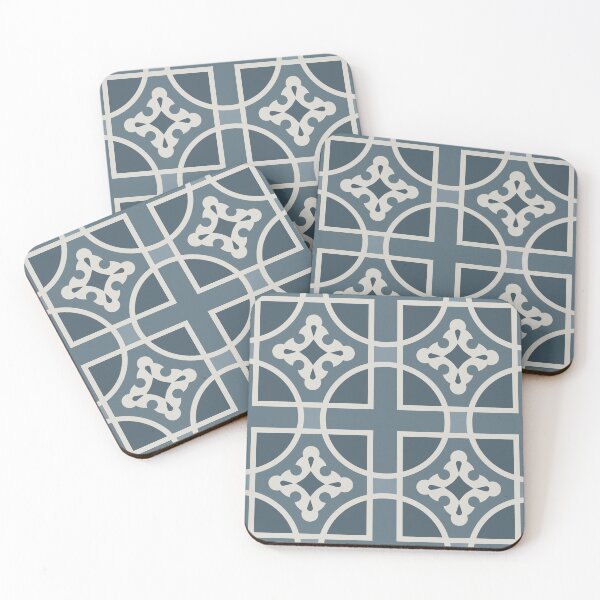 Item preview, Geometric Pattern: Zanellato: Bluestone Dark designed and sold by Red Wolf.