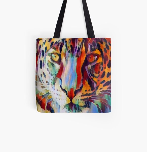 Leopard All Over Print Tote Bag