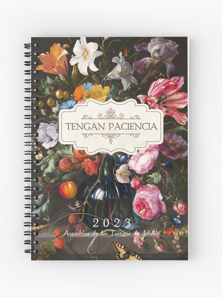 Thumbnail 1 of 3, Spiral Notebook, TENGAN PACIENCIA (FLORAL) designed and sold by Paper Bee Gift Shop.