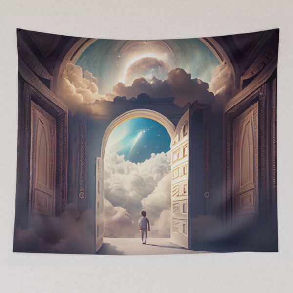 Item preview, The Surprising Heaven Digital Painting designed and sold by CodeAndColors.