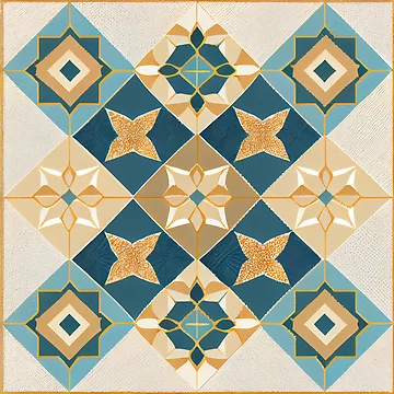 Vorschaubild zum Design Dazzling Modern Farmhouse Pattern Digital Painting von CodeAndColors