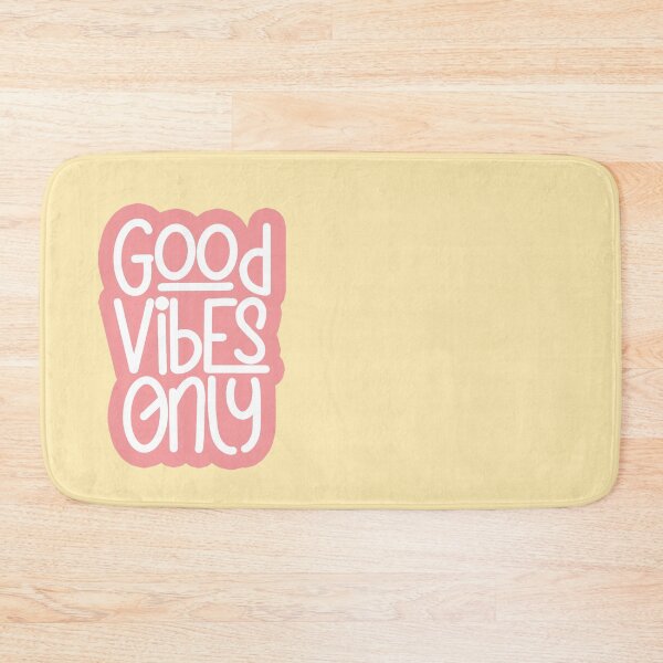 Item preview, Good Vibes Only - Quote in Pastel Blush Pink Cute Colorful Typography designed and sold by Cawaiico.