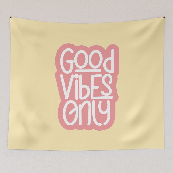 Item preview, Good Vibes Only - Quote in Pastel Blush Pink Cute Colorful Typography designed and sold by Cawaiico.