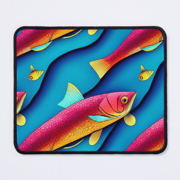 Item preview, fishes pattern designed and sold by CustomPrintHub.