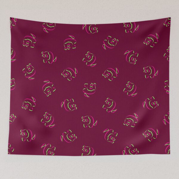 Item preview, neon panda pattern (dark) designed and sold by animinimal.