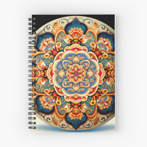 Item preview, Ceramic Artistic Circular Asian Pattern Digital Painting designed and sold by CodeAndColors.