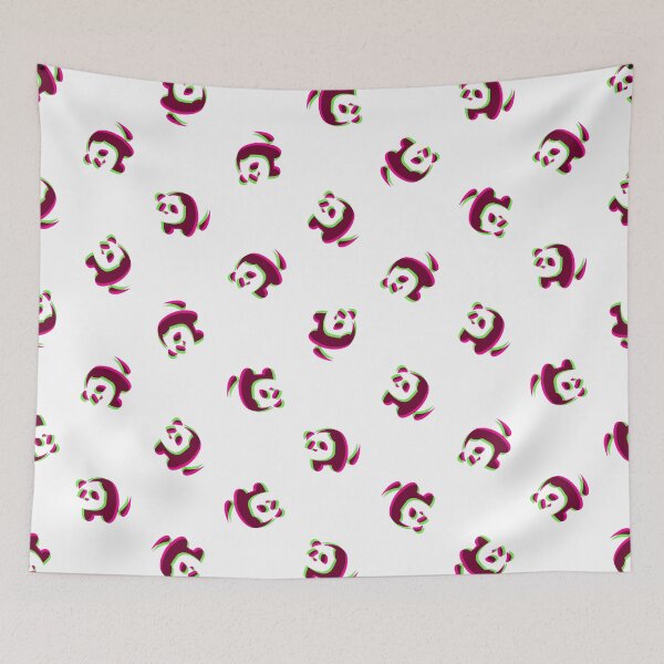 Item preview, neon panda pattern designed and sold by animinimal.