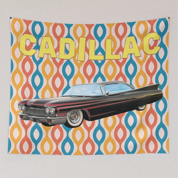 Item preview, retro pattern with Cadillac Coupe Deville 62 designed and sold by Mauswohn.