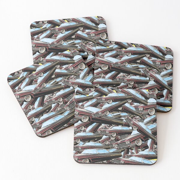 Item preview, retro pattern with Cadillac Coupe Deville 62 designed and sold by Mauswohn.