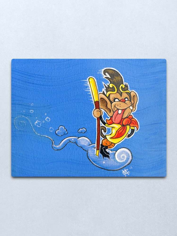 Alternate view of The Monkey King Metal Print