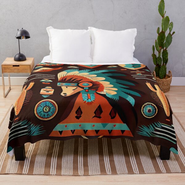Aperçu de l'œuvre Anime Southwestern Pattern Digital Painting créée et vendue par CodeAndColors.