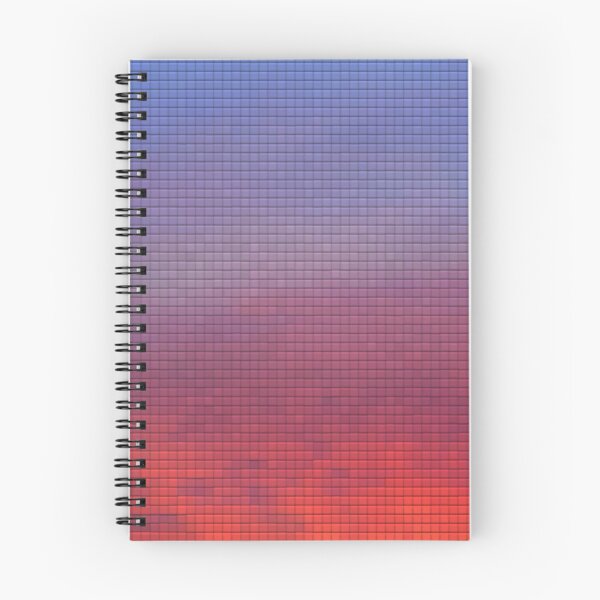 Artikelvorschau, Blaues und rosa abstraktes Himmel-Quadrat-Muster deckte Effekt mit Ziegeln entworfen und verkauft von kattakitty.