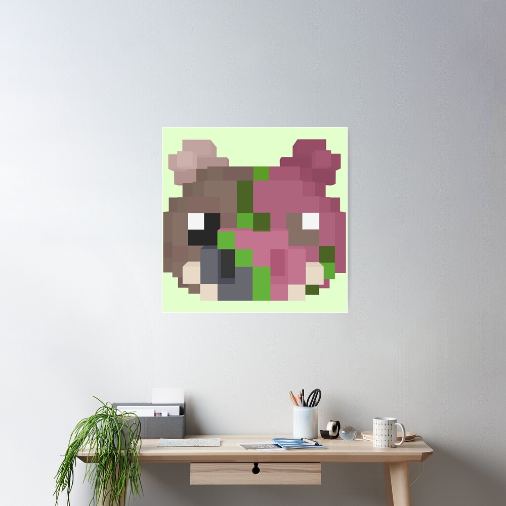 pig, Zombie, pixelart, Zombie pig Minecraft mug.' Men's Premium T