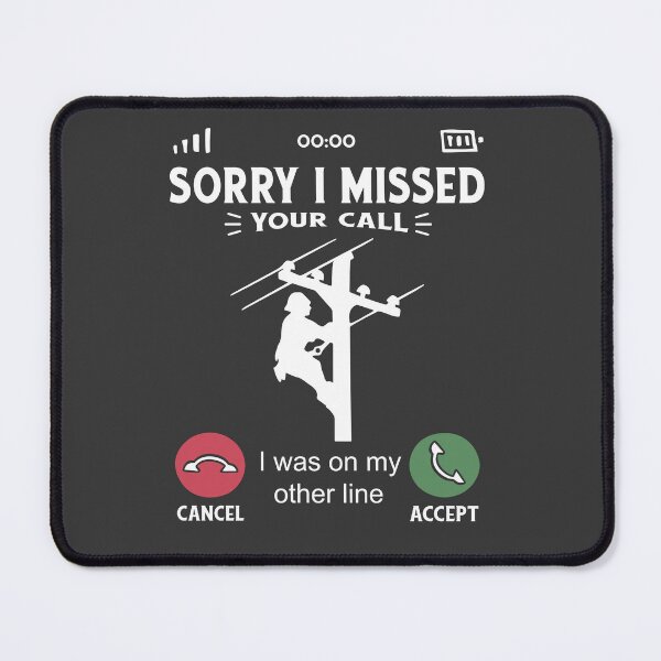 Item preview, Funny Electric Cable Electrician Lineman Call designed and sold by MrEddie10.