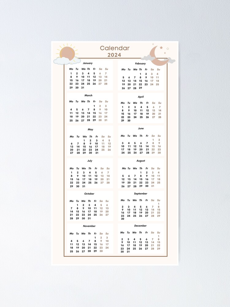 2024 Calendar Stickers