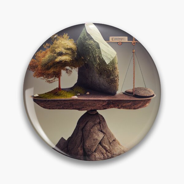 Item preview, Finding a Balance Scale Grumble Haggle Digital Painting designed and sold by CodeAndColors.