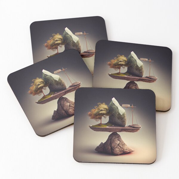 Item preview, Finding a Balance Scale Grumble Haggle Digital Painting designed and sold by CodeAndColors.