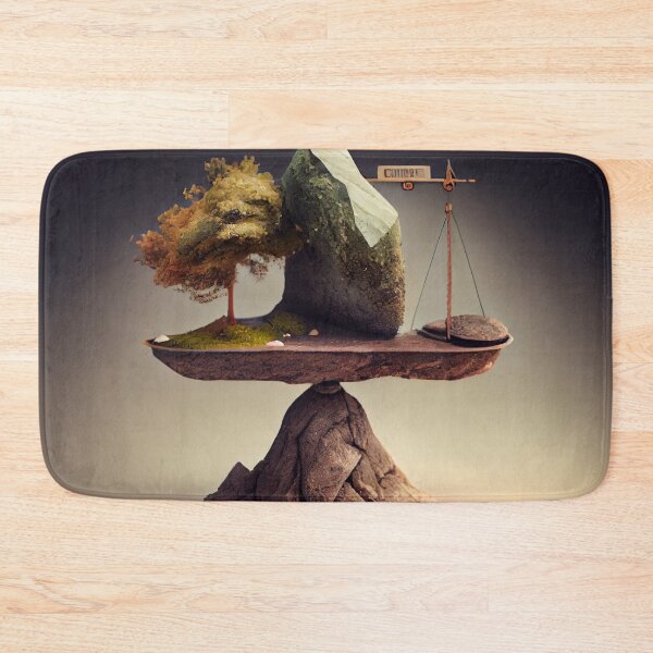 Item preview, Finding a Balance Scale Grumble Haggle Digital Painting designed and sold by CodeAndColors.