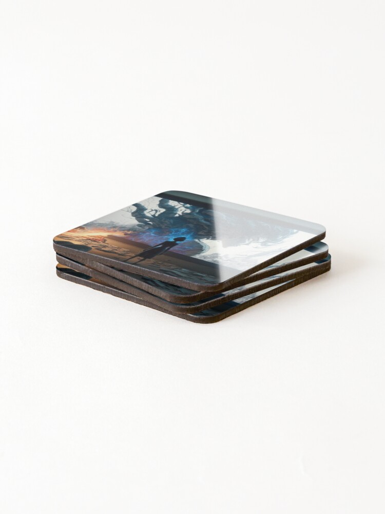 Thumbnail 4 of 5, Coasters (Set of 4), Projector designed and sold by RicoInStudios.