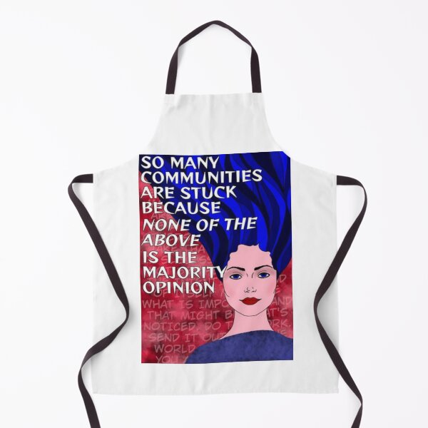 Item preview, Radical Feminist Quote - So Many Communities Are Stuck Because None Of The Above Is The Majority Opinion designed and sold by LethalPixieDust.