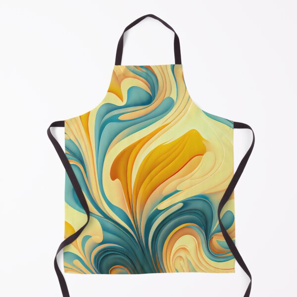Aperçu de l'œuvre Fluid Soft Impressionist Latin Pattern Digital Painting créée et vendue par CodeAndColors.